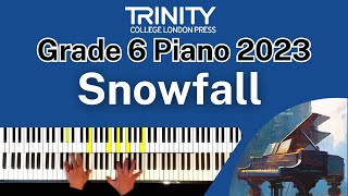 TRINITY Grade 6 Piano 2023  Snowfall Sainio [upl. by Annat]