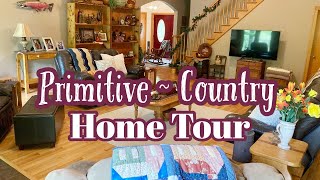 Tour my Primitive Country decorated home 🐑 [upl. by Burbank]