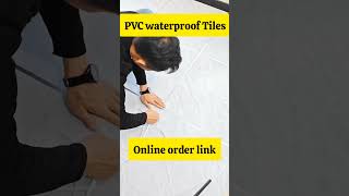 PVC Tiles घर को बनाओ नये जैसा tileinstallation shortvideo home [upl. by Arodasi]