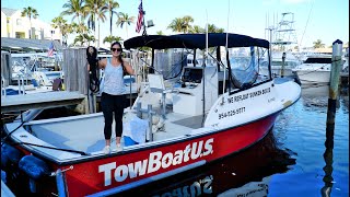 HOW TO TIE YOUR BOAT IN A DOCK SLIP [upl. by Enajharas822]