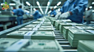 How Money is Made in the Factory  From Paper to Dollar [upl. by Faxen445]