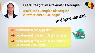 Les fautes graves à lexamen thorique du Permis B en Belgique [upl. by Antonius]