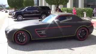 MercedesBenz SLS AMG Acceleration Loud Engine Sound Gumball 3000 [upl. by Lasser]