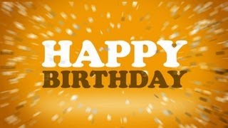 Matt Houston  Happy Birthday Lyrics video officiel [upl. by Reaht789]