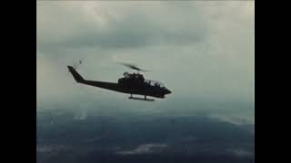 Cobra Helicopters Provide Aerial Rocket Artillery Support for US Forces in South Vietnam [upl. by Ricoriki]