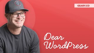 Dear WordPress [upl. by Dey279]