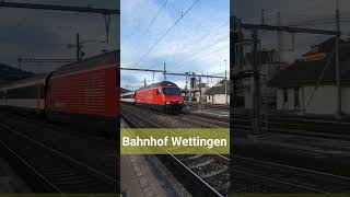 Zugsichtung beim Bahnhof Wettingen Kanton Aargau Schweiz 2022 [upl. by Fine]