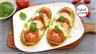 Laugenstange Caprese 😋 mit selbstgemachtem Pesto  Thermomix® TM5TM6 [upl. by Atikram]