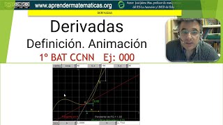 Derivadas Definición Animación 2 BAT ccnn2 09 01 José Jaime Mas [upl. by Wivestad]