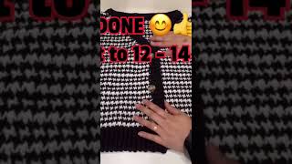 How to crochet Houndstooth Vest  Easy Crochet Vest Pattern Full Tutorial click the link below 👇🏻 [upl. by Haleemak]