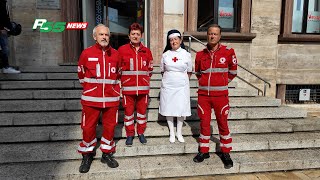 Varese  Motogiro Croce Rossa in sella per la solidarietà [upl. by Yecniuq821]