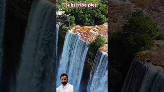 Buty of Nature water Falling from hight shorts video raction video amazing video [upl. by Antone]