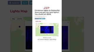 Check us out on Clarksvillenow’s Christmas Lights Map [upl. by Asilav252]