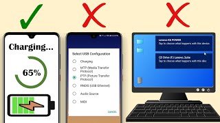 USB options NOT showing in android when connected to PC but phone charges [upl. by Tessa854]