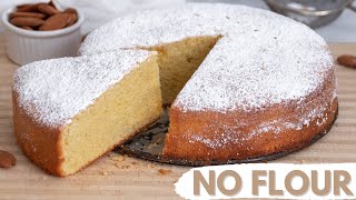 Italian Almond Cake  NO FLOUR  Glutenfree Recipe [upl. by Salzhauer]