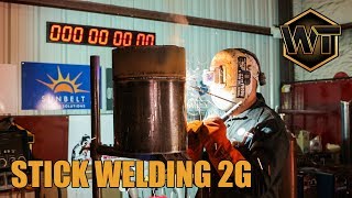 6010 amp 8010 Stick Welding 2G [upl. by Aihsened158]