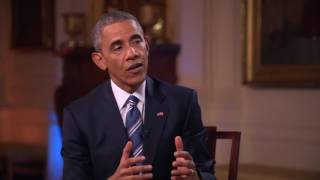 Ingrid Nilsen Interviews Obama [upl. by Ayela]