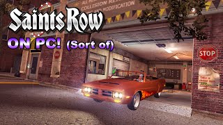 Saints Row on PC Sort of [upl. by Eiramanig]