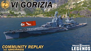 GORIZIA  Community Replay von ABWEHRRlESE  World of Warships Legends [upl. by Timmons712]