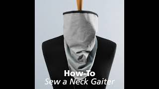 How to Sew a Neck Gaiter  Made to Create  WeAllSew [upl. by Trace]