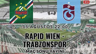 RAPID WIEN  TRABZONSPOR Maç Sonu Yayını [upl. by Lefty]