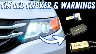 Fix Honda Odyssey DRL Warning amp Flickering With A CANBus Decoder [upl. by Tobias]