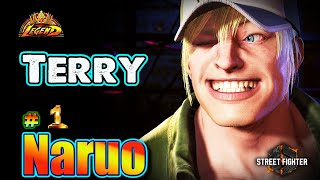 SF6🔥Naruo 1Terry Bogard Powerfull Combos Master  Best Ranked Match🔥Sf6 DLC High Level Replays🔥 [upl. by Ehav]