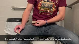 How to Empty a Drainable Pouch [upl. by Lerrehs304]