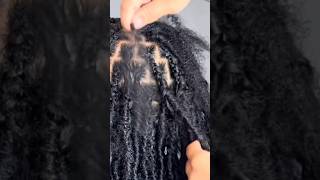 How to Install Soft Locs without a Crochet Needle crochet locs tutorials [upl. by Wagner]