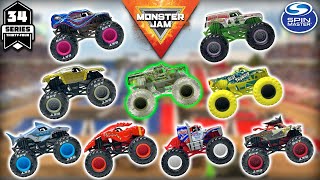 SPIN MASTER MONSTER JAM SERIES 34  164 SCALE [upl. by Ezana]