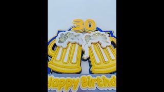 beer Shaker Cake Topper [upl. by Notsgnal638]