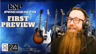 NEW ESP LTD GUITARS FOR 2024 First Preview [upl. by Humfrid]