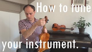 How to tune your instrument [upl. by Latrell]