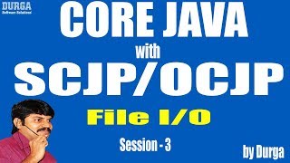 Core Java With OCJPSCJP File IO Part3FileReaderimportent methodsBufferedwriter [upl. by Einehpets]