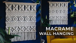 Scandinavian Macrame Wall Hanging HD 1080p [upl. by Filipe772]