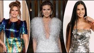 Red Carpet Extravaganza Brooke Shields Heidi Klum Demi Moore Steal the Show [upl. by Burgess]