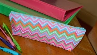 How to Sew a Pencil Case [upl. by Akcirderf]