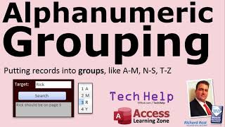 Alphanumeric Grouping in Microsoft Access DMAX Function Group By Words Group by Names [upl. by Alvira941]