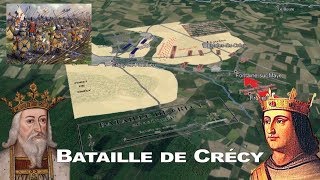 🏰2681346 Edouard III 👑 et Philippe VI 👑 se livrent bataille à Crécy GoogleEarth [upl. by Culley]