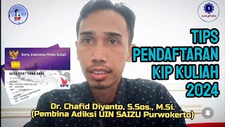 Tips Pendaftaran KIP Kuliah 2024  Jangan Lakukan ini [upl. by Blum59]