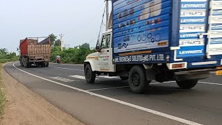 Lorry tata power truck simulator motor cycle damper Toto other cars in the road [upl. by Ailsun]