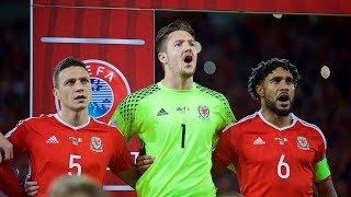 GOOSEBUMPS Wales fans deliver incredible rendition of the national anthem [upl. by Maxma651]