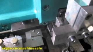 Automatic High Strength Round Chain Links Production Line Chain Bending and Welding Machine [upl. by Anilrahc]