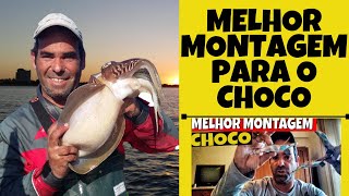 MONTAGEM DE PESCA AO CHOCO  LULA  POLVO 1 [upl. by Kere472]