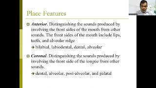 Distinctive features of consonants [upl. by Kalvin]