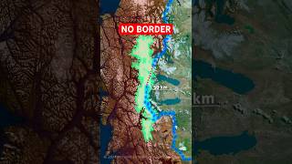 There is a Missing Border Here 🔥shorts geography maps border history facts conflicts dispute [upl. by Yeclehc]