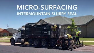 Intermountain Slurry Seal  Microsurfacing in Abeline TX [upl. by Riay]