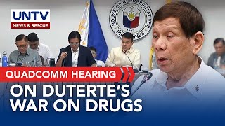 PART 2 House QuadComm hearing on Duterte drug war EJKs and other issues  November 13 2024 [upl. by Evelinn11]