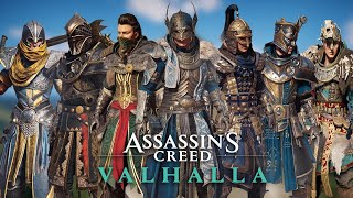 AC VALHALLA  ALL ARMOR SETS amp LOCATIONS FULL GUIDE  VANILLA  BASE GAME [upl. by Vinn436]