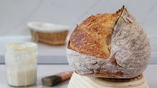 How I Make Sourdough Bread Every Day In LESS Than 30 Minutes handson time [upl. by Cchaddie]